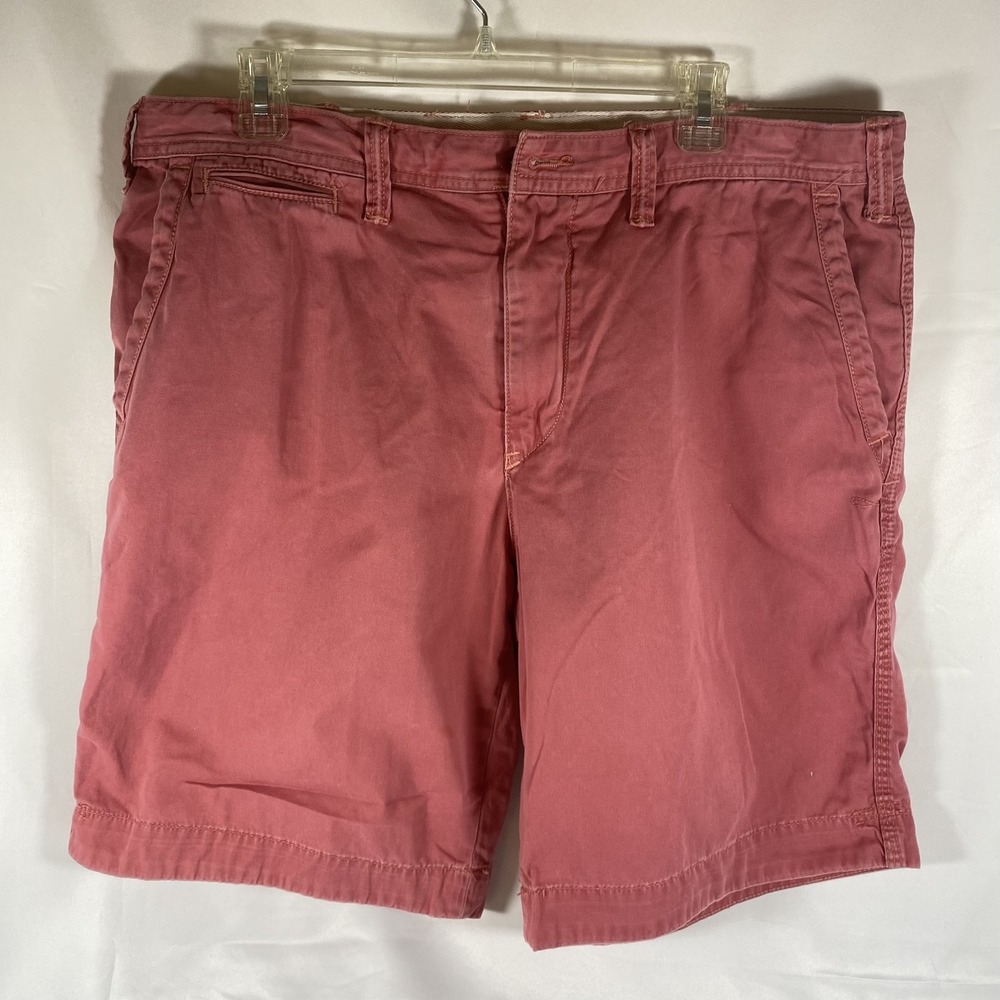Polo Ralph Lauren Shorts Mens 36 Classic Chino Flat Front Casual Preppy